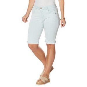 Democracy AB sol Light Blue Denim Bermuda Shorts SZ 6